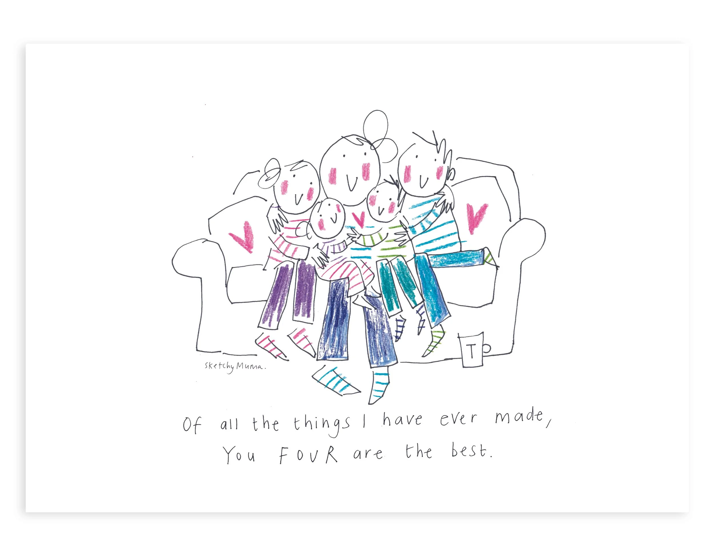 Sofa - FOUR Children - Version 1
