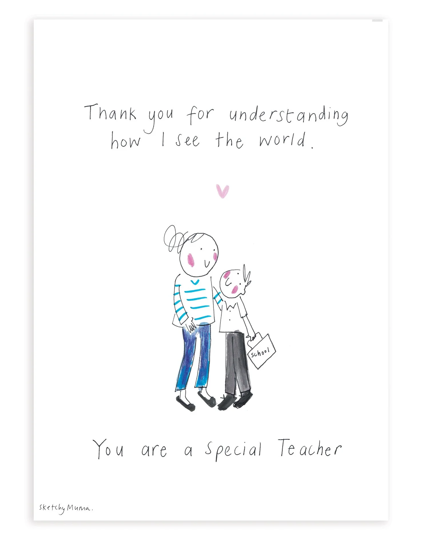 Female Teacher and School Boy