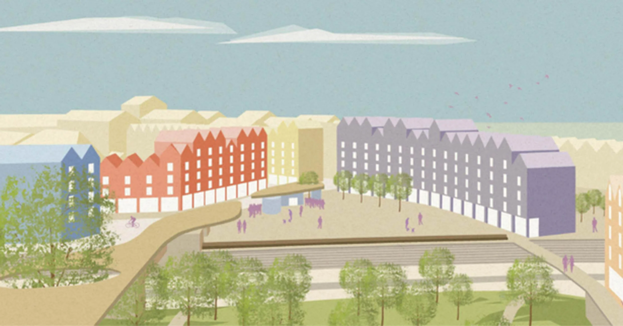 Purfleet Centre Regeneration — Exterior Architecture