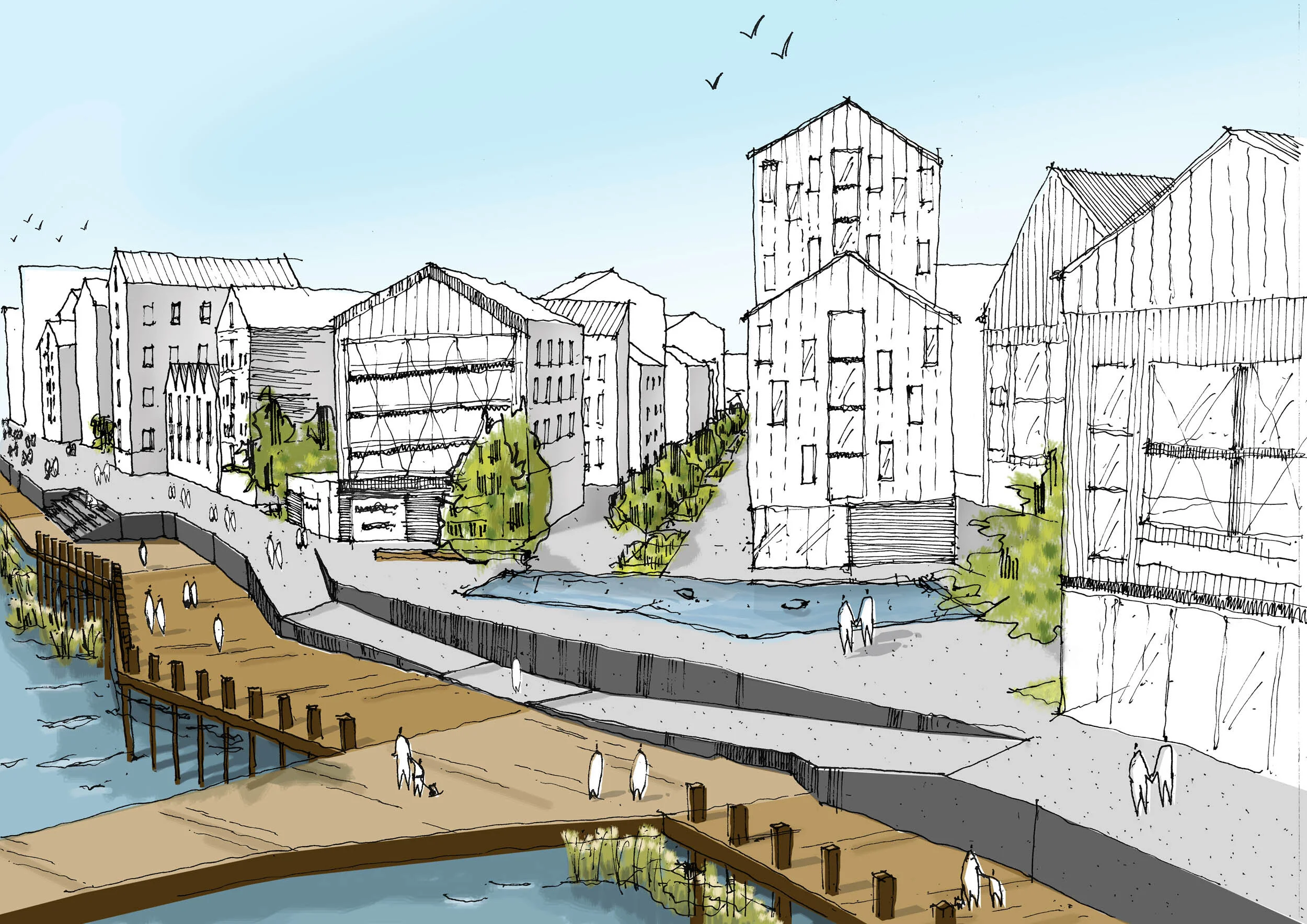 Purfleet Centre Regeneration — Exterior Architecture