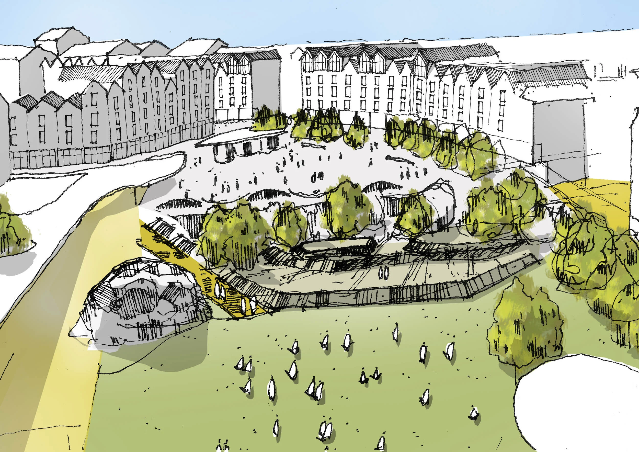 Purfleet Centre Regeneration — Exterior Architecture