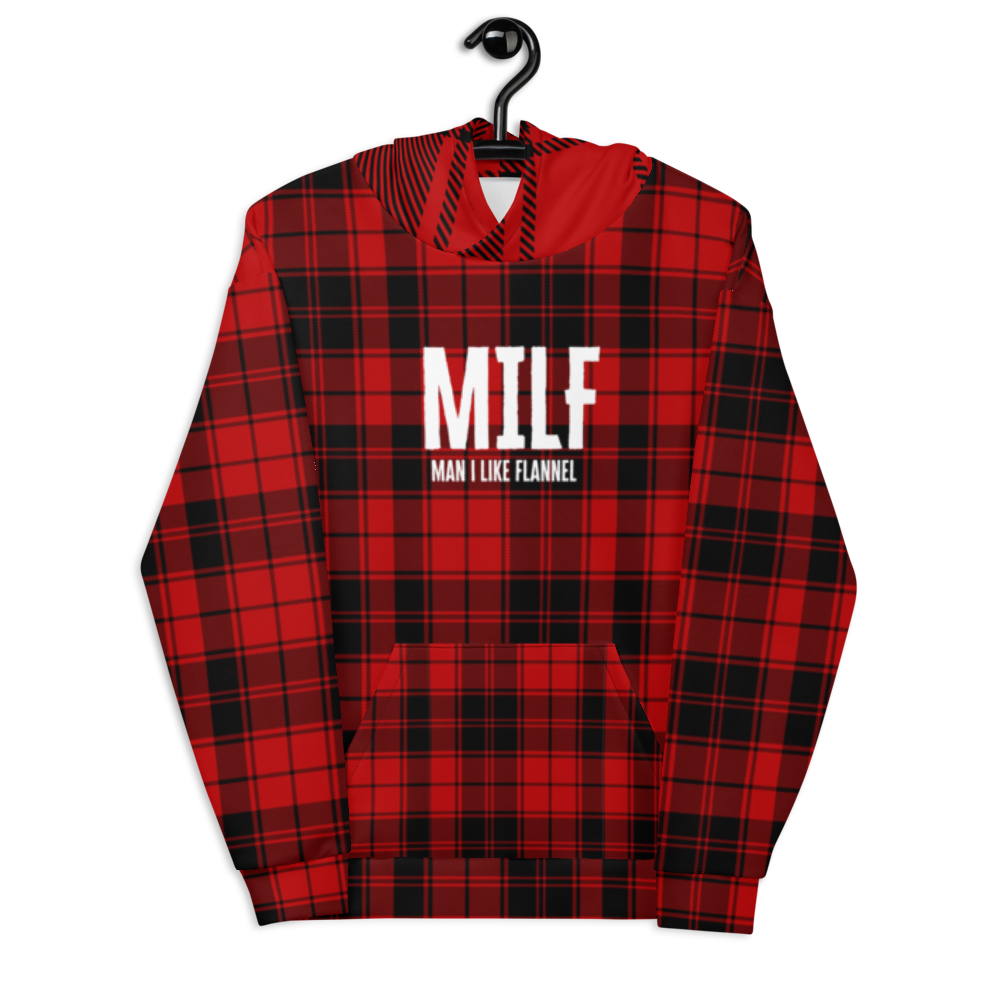 patchwork flannel hoodie