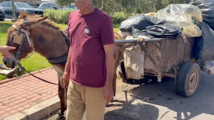 We are posting this rather disturbing video to demonstrate that things are changing. This donkey and his owner were out on the road when the owner collapsed we think probably under the influence. A large group of young people came and saved the donke