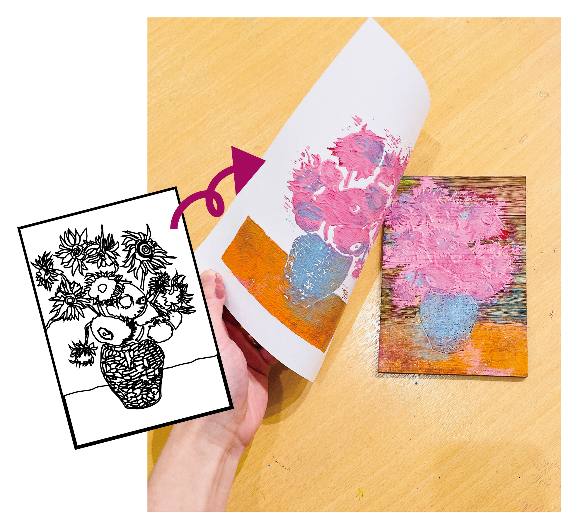 3/3-4開催🧑‍🎨ゴッホの絵画を自分の色にしてみよう！