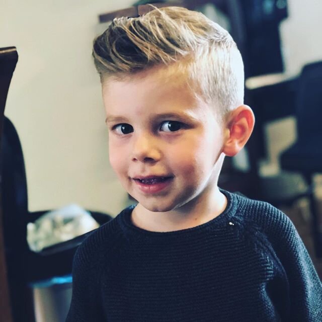 Watch this cool kid rockin&rsquo; his new haircut #barber #barbershop #barbershopconnect  #barberstylist  #americancrew #wahl #wahlclippers  #wahlclippers  #coolkid ✂️💈