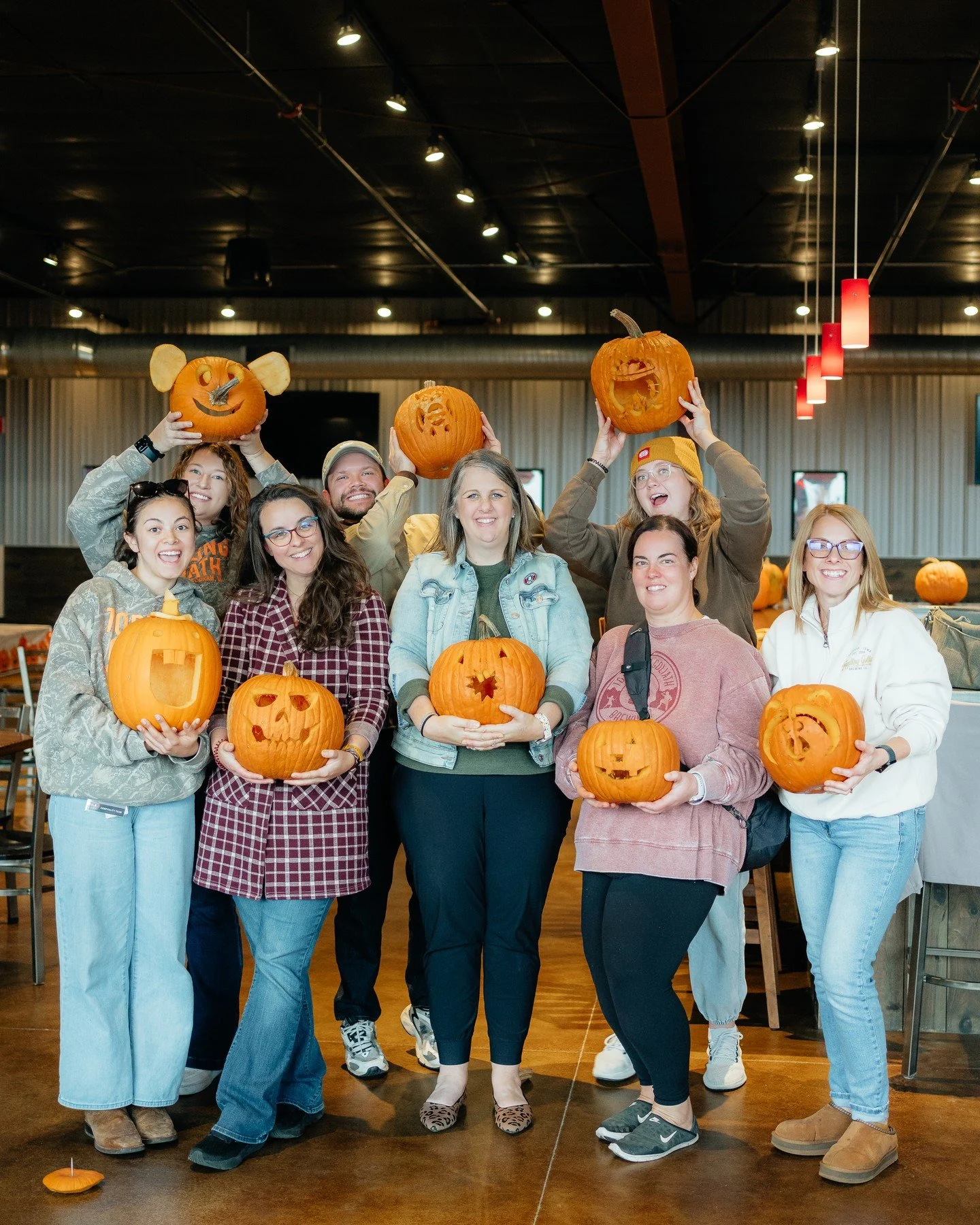 Happy Halloween!!🎃

On a very spooooky Halloween Eve, the Toppling Goliath crew gathered, not to brew world-class beer this time, but to craft world-class pumpkins!

We&rsquo;re so lucky to have such an incredible team here at TG. Proud to call thes