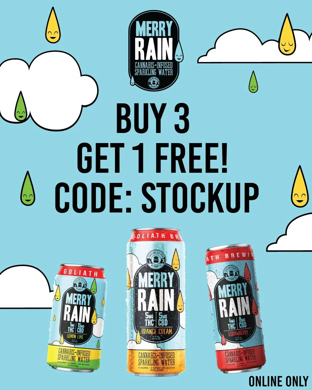 Use code STOCKUP this December to take advantage of this merry deal!☔ 

Buy 3, get 1 free!

Valid through Dec. 31.

Shop Merry Rain at the link in our bio!