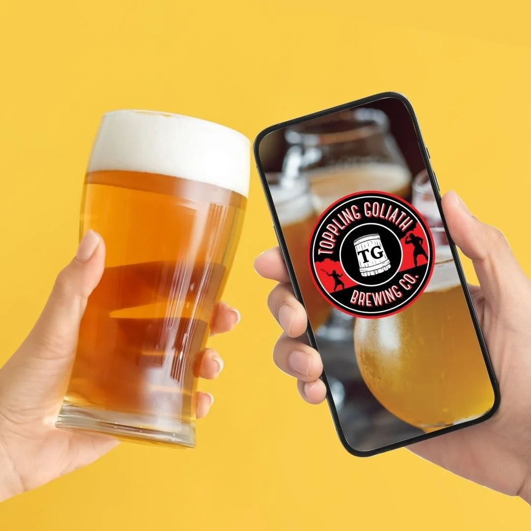 The Toppling Goliath App is officially here! Download today to start receiving exclusive TG perks on beer, food, and merchandise, and to learn more about our brand-new Mug Club Membership. The app lets you see what beers are currently on tap, explore