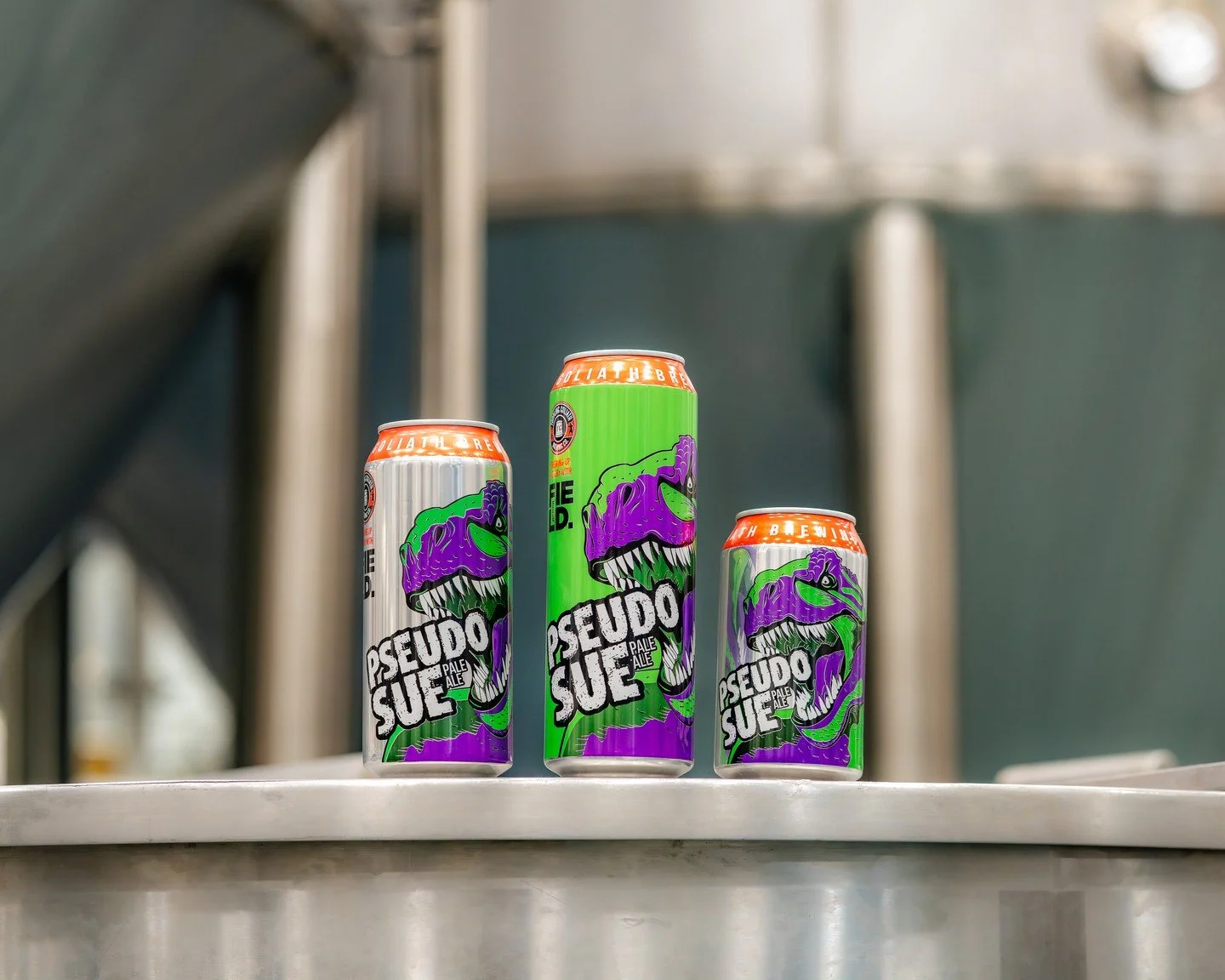 Beauty comes in all sizes. Tall boys included. 🦖🍺

New size for you, Sue, because 12 oz &amp; 16 oz weren&rsquo;t quite enough.