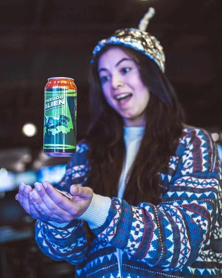 We went to one of the greatest bowling alleys in Iowa for our Pseudo Alien photoshoot! Let's just say, the vibes are AWESOME.

HUGE shoutout to @kingpinentertainmentcenter for letting us come over and shoot these photos! We are OBSESSED. Don't forget