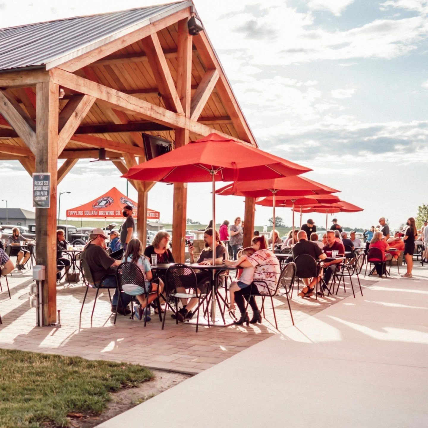 THE GREAT TG GRILL OUT! Kick off Summer at Toppling Goliath! ☀️ 

This Saturday, May 9th

What to expect:
- Live music with Southland Band
- Smash burgers, brats &amp; hot dogs fresh off the grill 🔥
- Yard games, community &amp; great brews all even