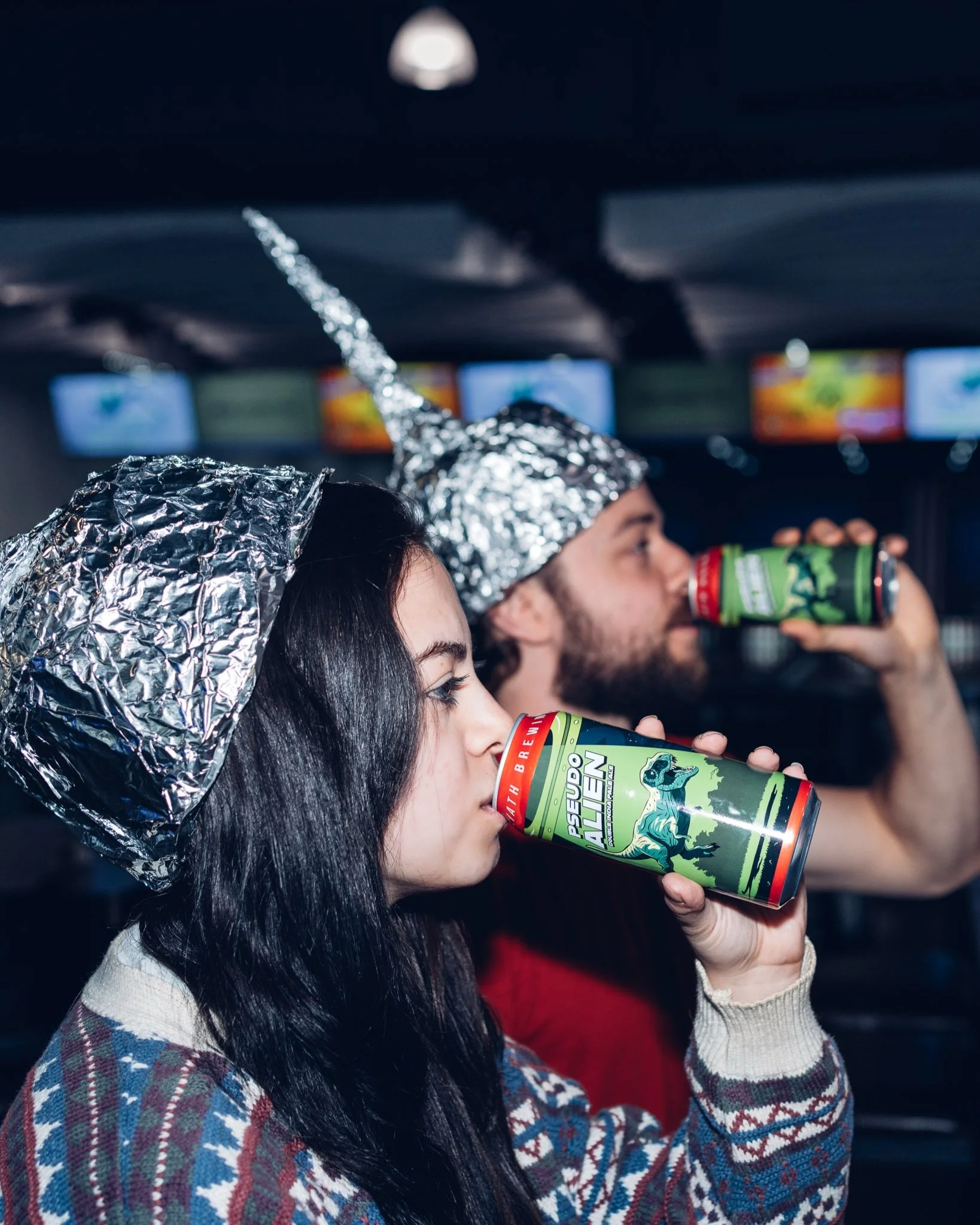 The aliens said, &ldquo;Bring beer&rdquo;. 👽🍺
&nbsp;
Brewed in collaboration with @tiredhandsbrewing
&nbsp;
Shoutout to @kingpinentertainmentcenter ➡️ Make sure to add King Pin to your Decorah itinerary for bowling, arcade games, outdoor patio + fi
