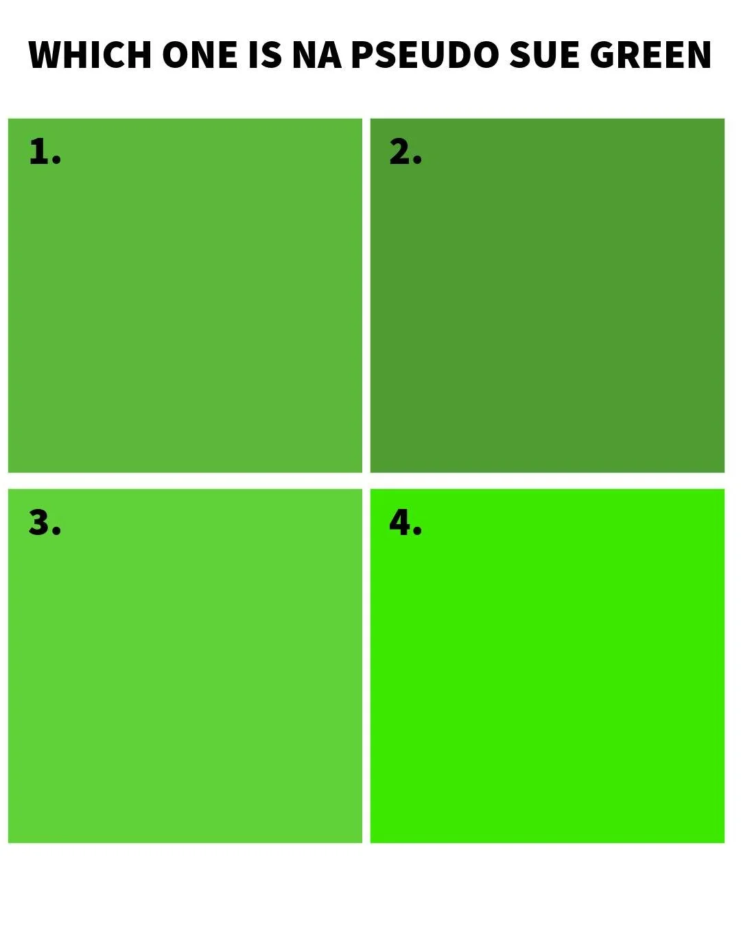 How well do you know NA Pseudo Sue green?? 👀 🦖