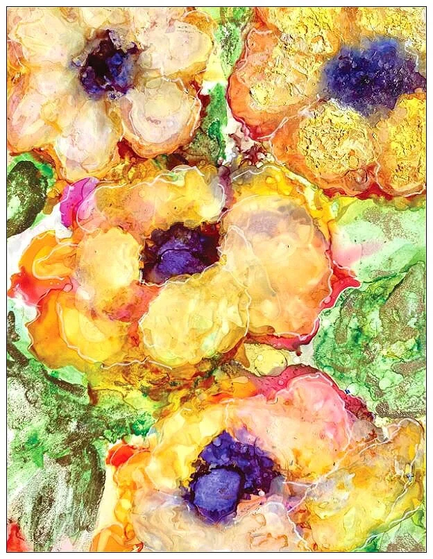 Sunrise Bouquet Notecard Set