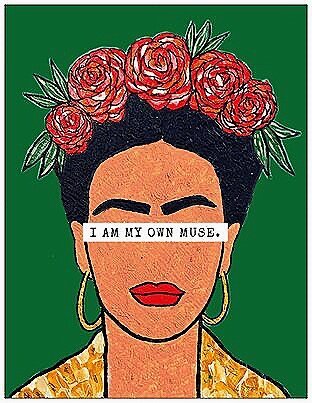 I Am My Own Muse (Green) Notecard Set