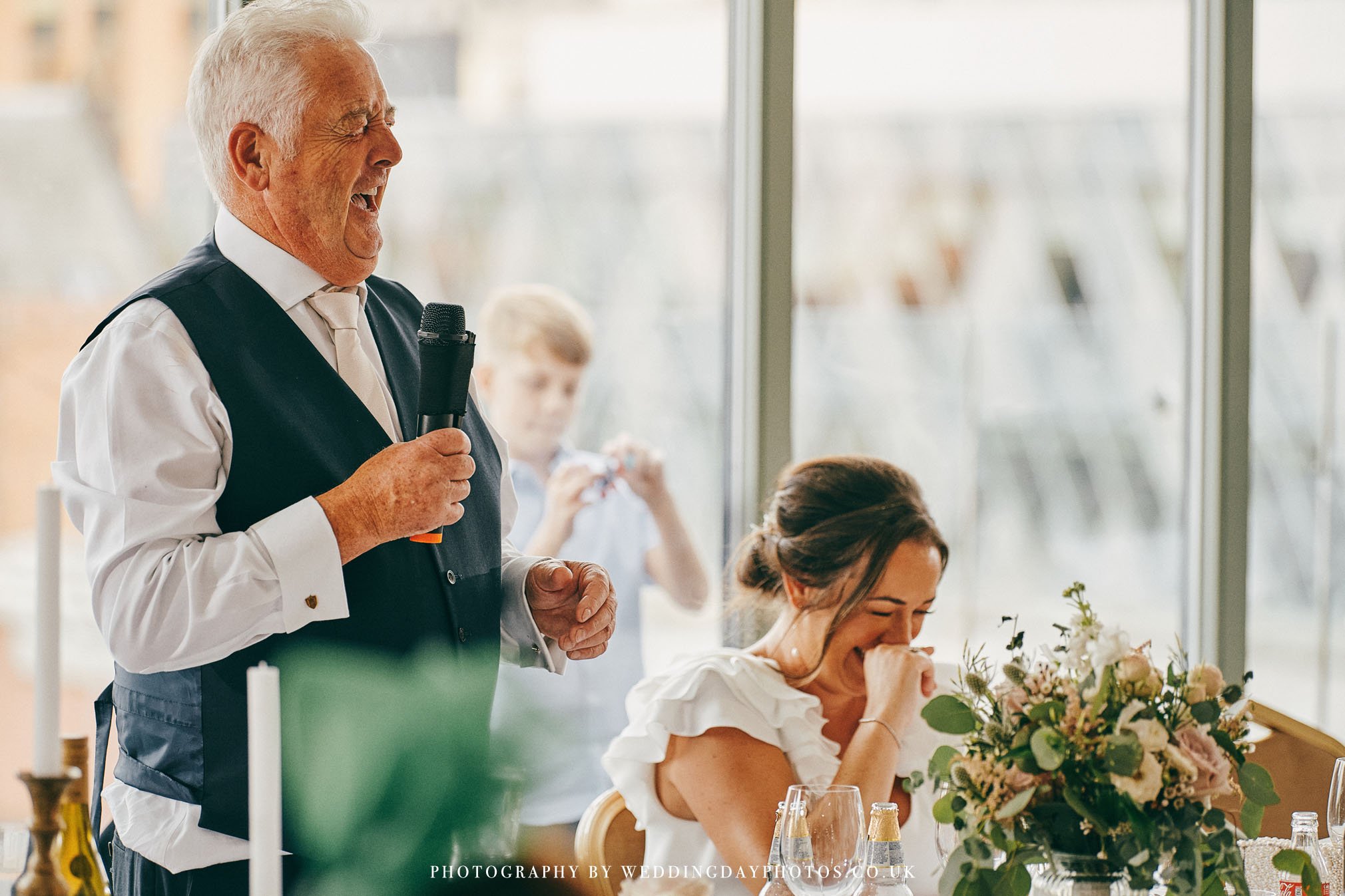 fun father of the bride speech at manchester hall wedding