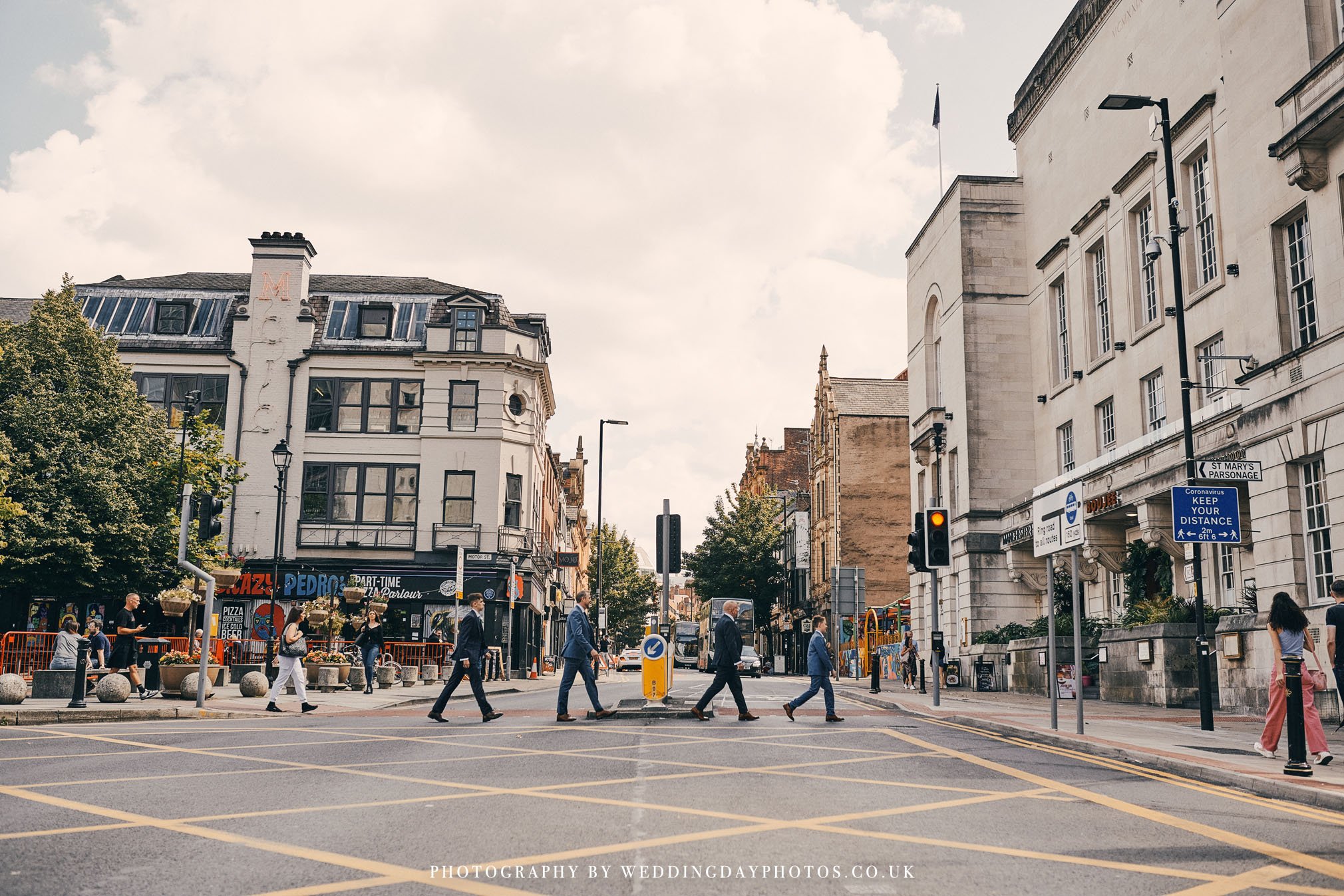 cool photography at manchester hall crossing bridge street