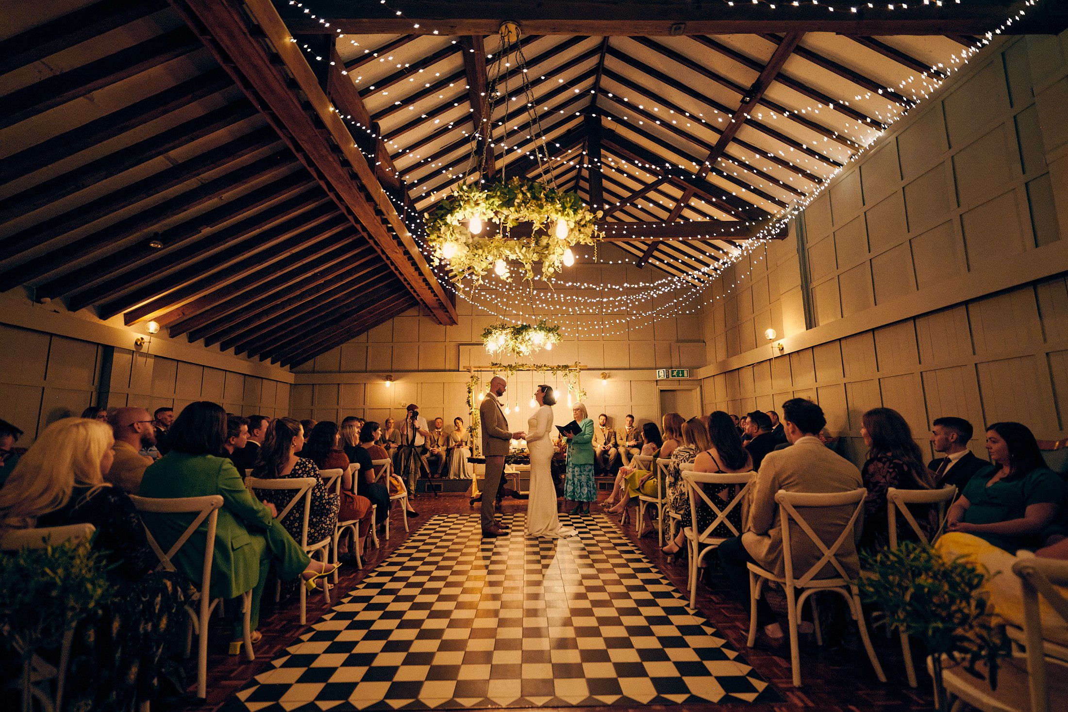 Larkspur Lodge wedding ceremony room