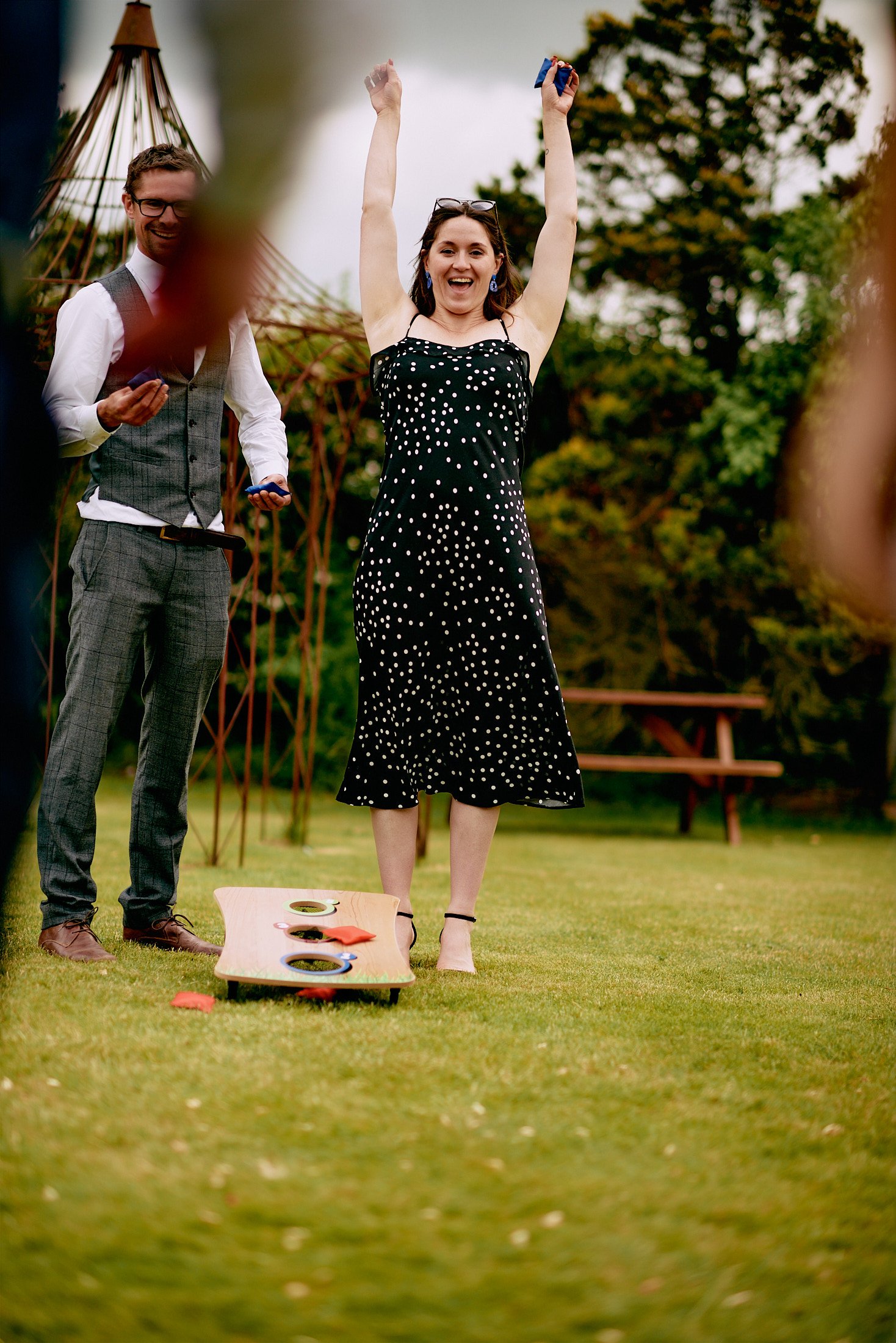 outdoor games at Larkspur Lodge