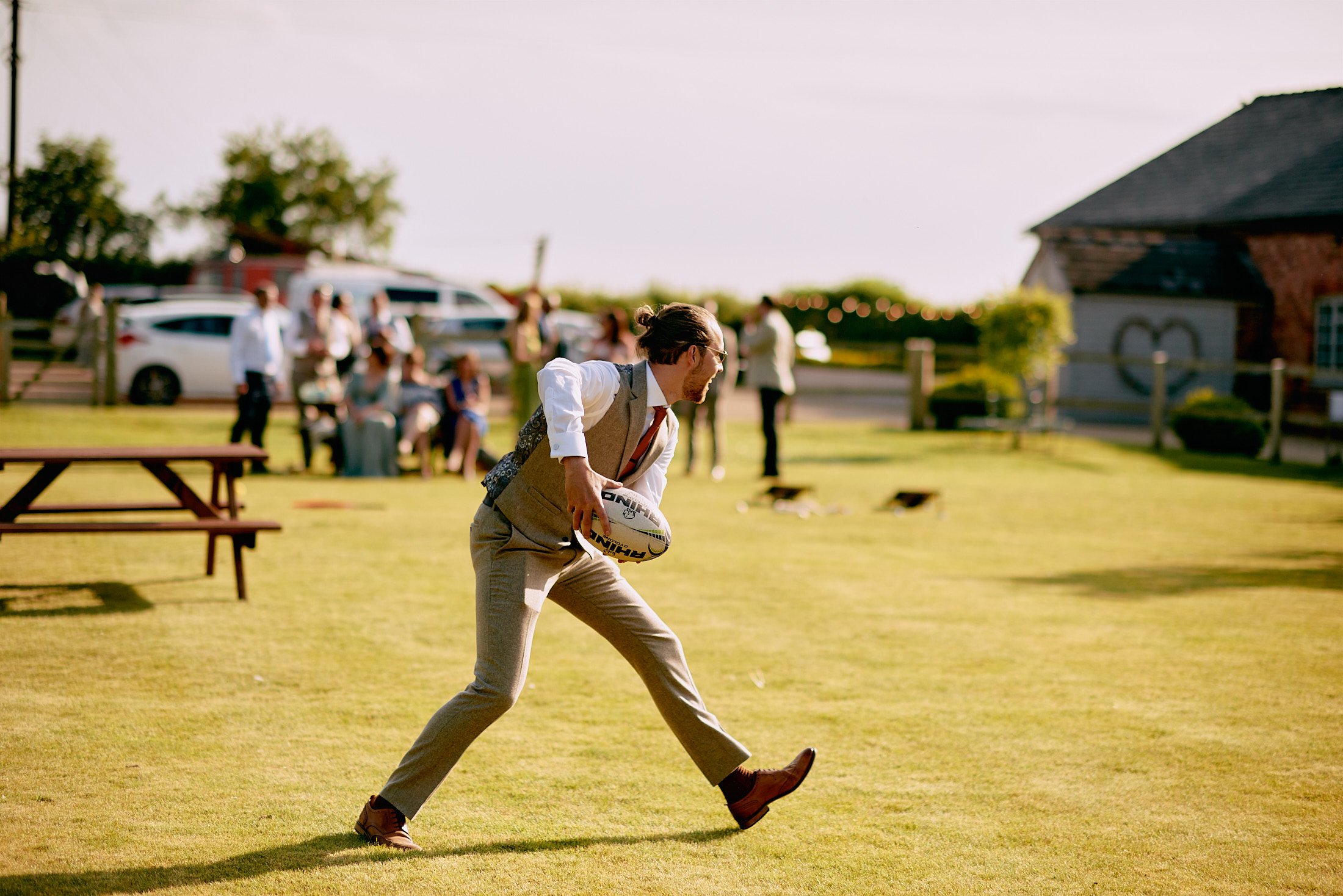 outdoor games at Larkspur Lodge