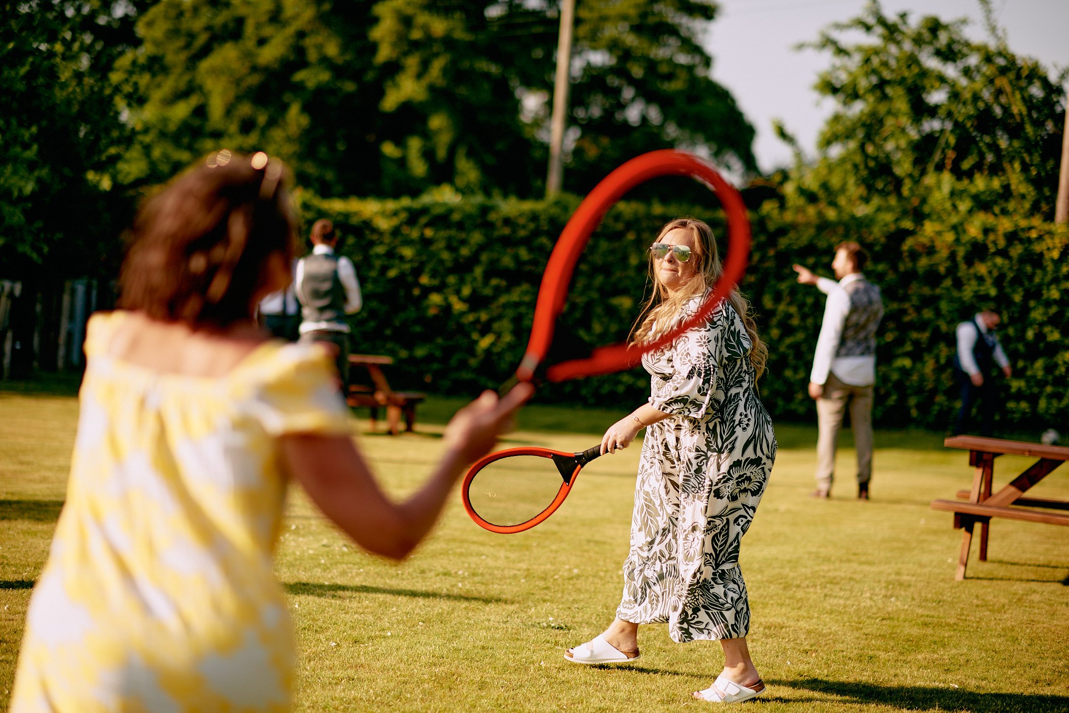 outdoor games at Larkspur Lodge