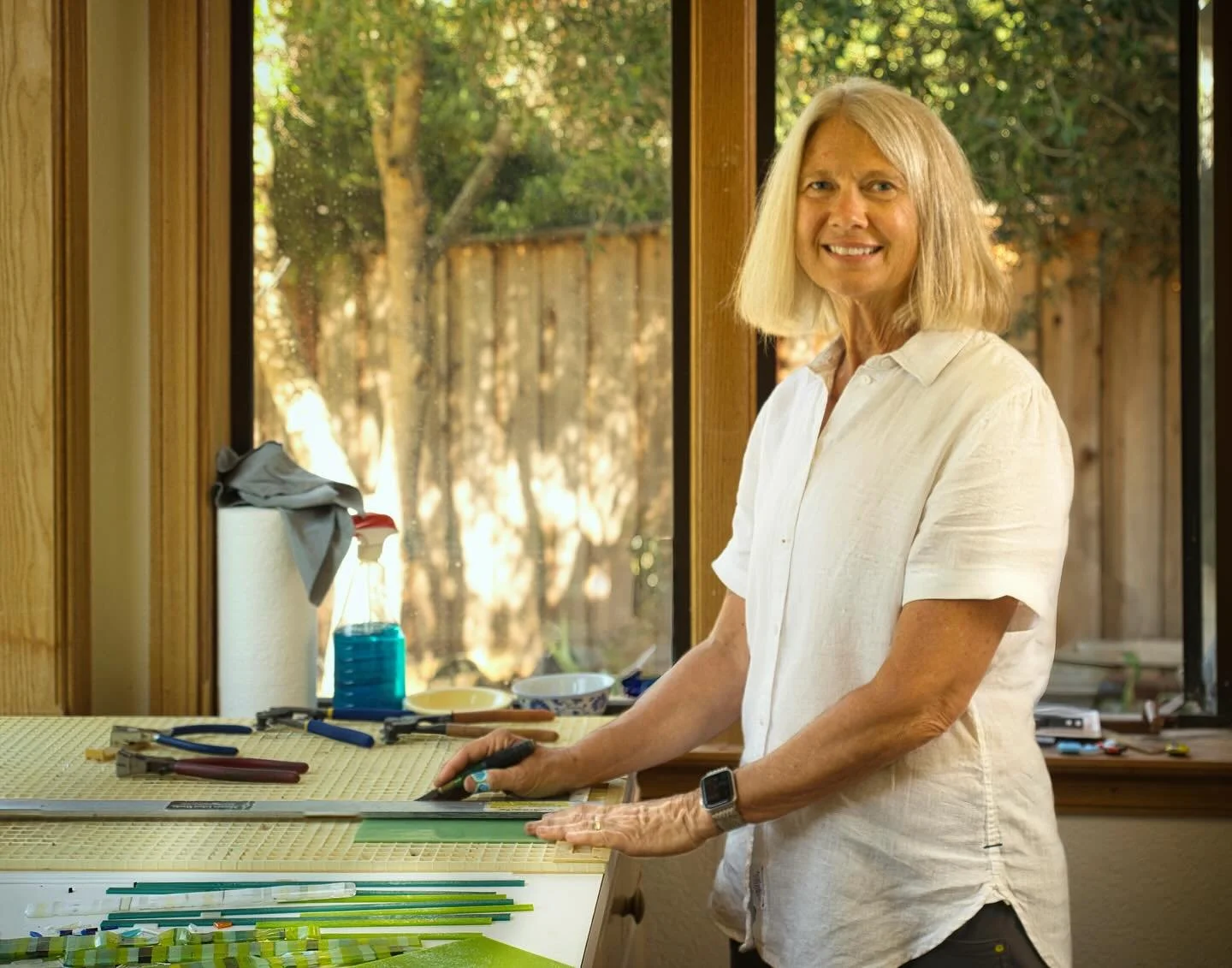&ldquo;There is joy in creating things, whether a fused glass clock it a hand sewn bag it a three layer Death by Chocolate cake. Each step of the creation process is its own wonder. [&hellip;] Art is like the icing on a cake. It makes life a little m