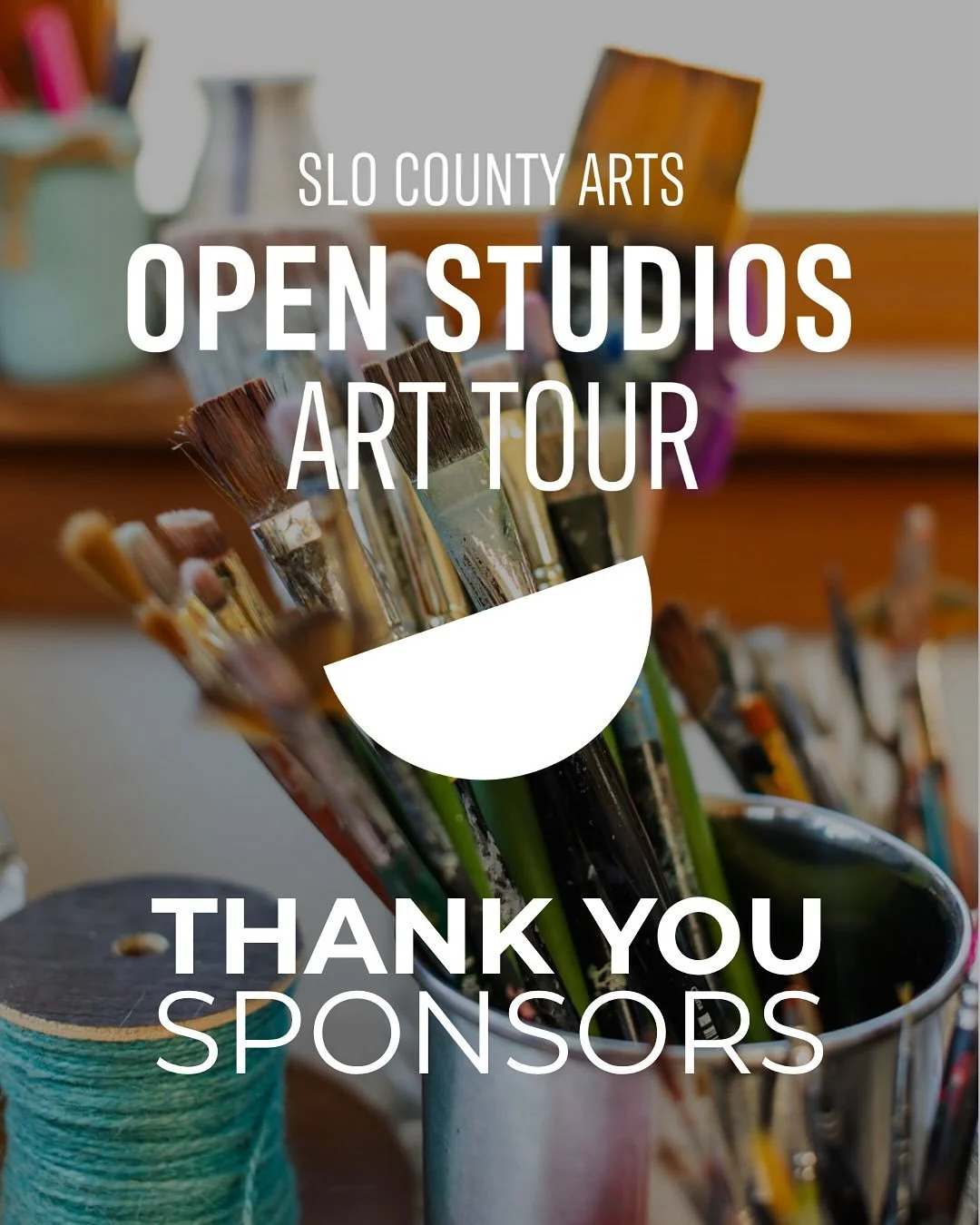 As the artists gear up for the first weekend of the 27th Annual Open Studios Art Tour, we wanted to send a major THANK YOU to this year’s event sponsors!
Thank you to The Gallery AG (@thegalleryag), The Bunker SLO (@thebunkerslo), Cairn Collab