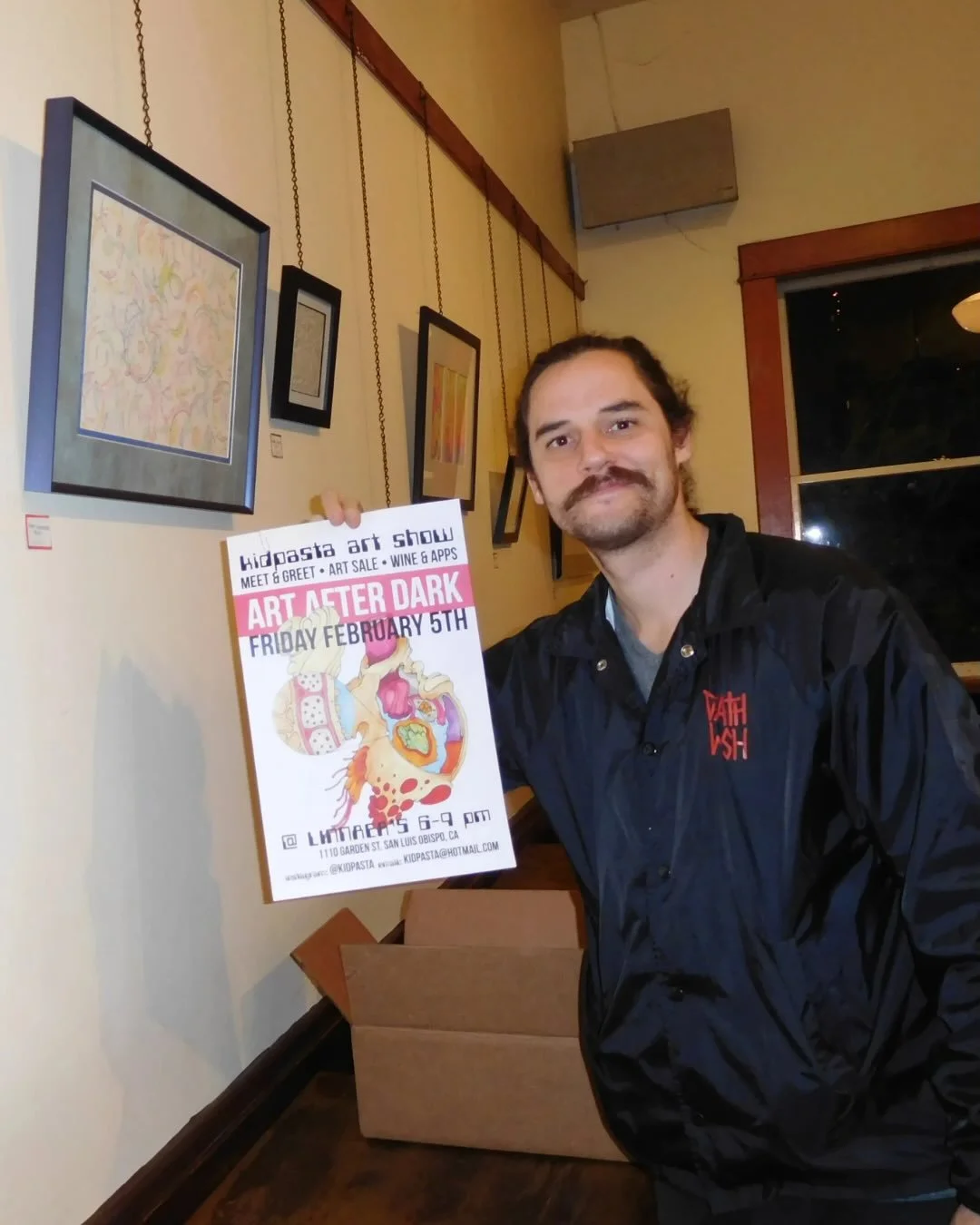 We&rsquo;re hopping on the trend of throwing it back to 2016 with these photos from Art After Dark! Pictured: Linnaea&rsquo;s Cafe (@linnaeascafe) hosted local artist Ryan Varner (@kidpasta) for Art After Dark on February 5th, 2016.

Now in 2026, Lin