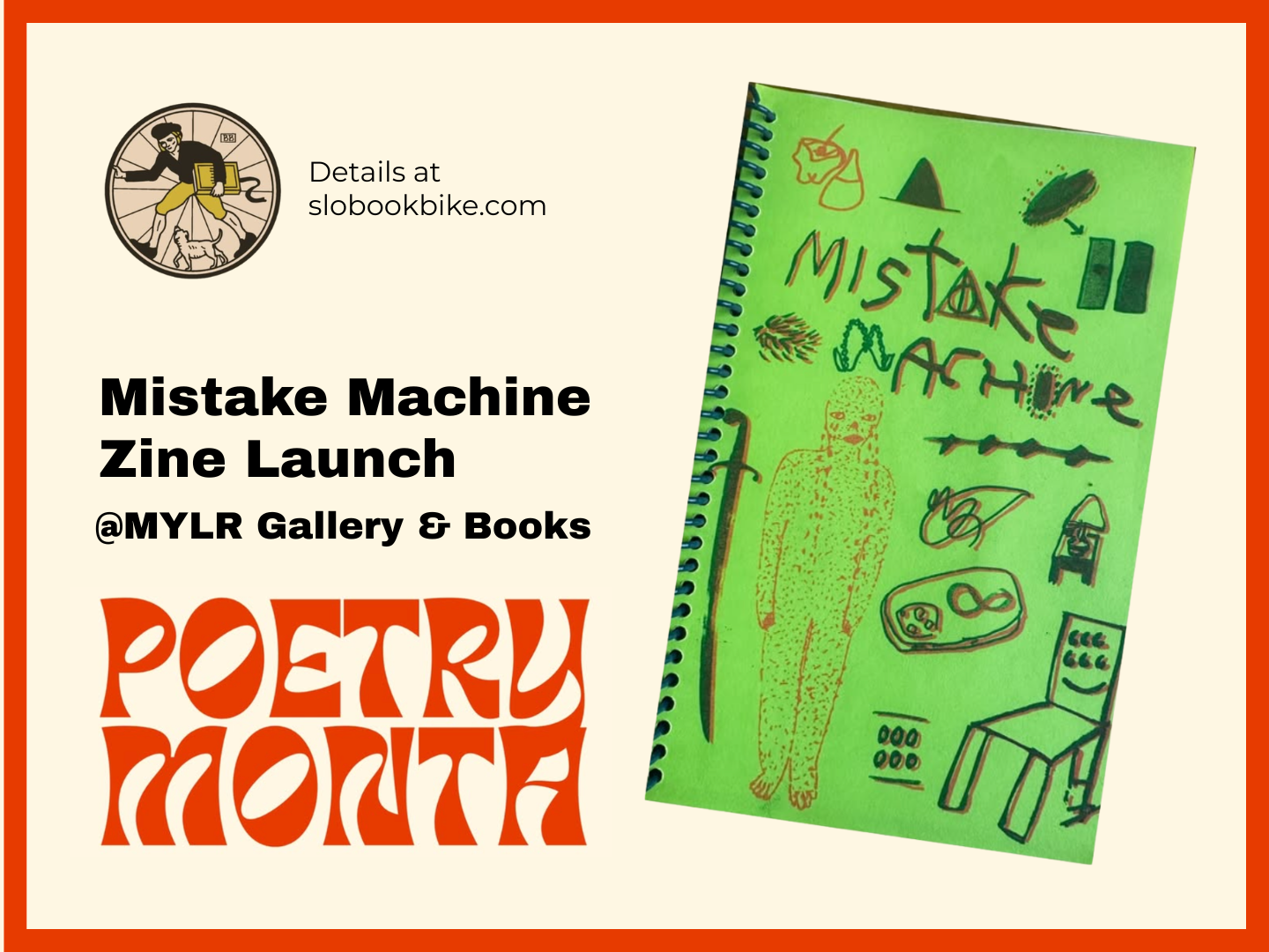 Mistake Machine Poetry Zine Launch