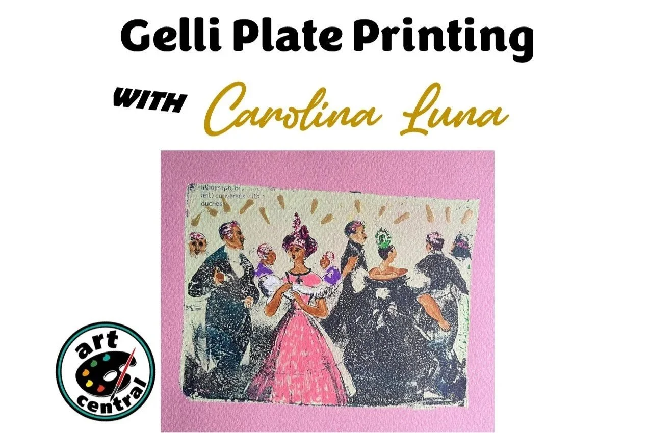Gelli Plate Printing with Carolina Luna