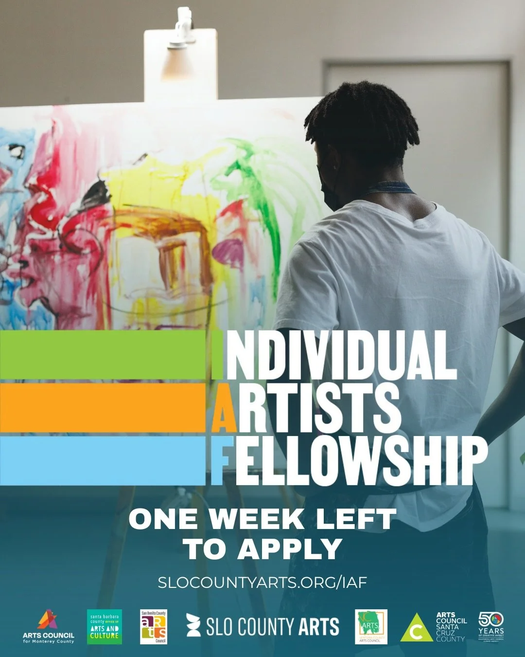 Central Coast Artists &mdash; there&rsquo;s just one week left to get your application in for the 2026-2027 Individual Artists Fellowship! Don&rsquo;t miss out on this opportunity for unrestricted funding.

Learn more and get your application ready a