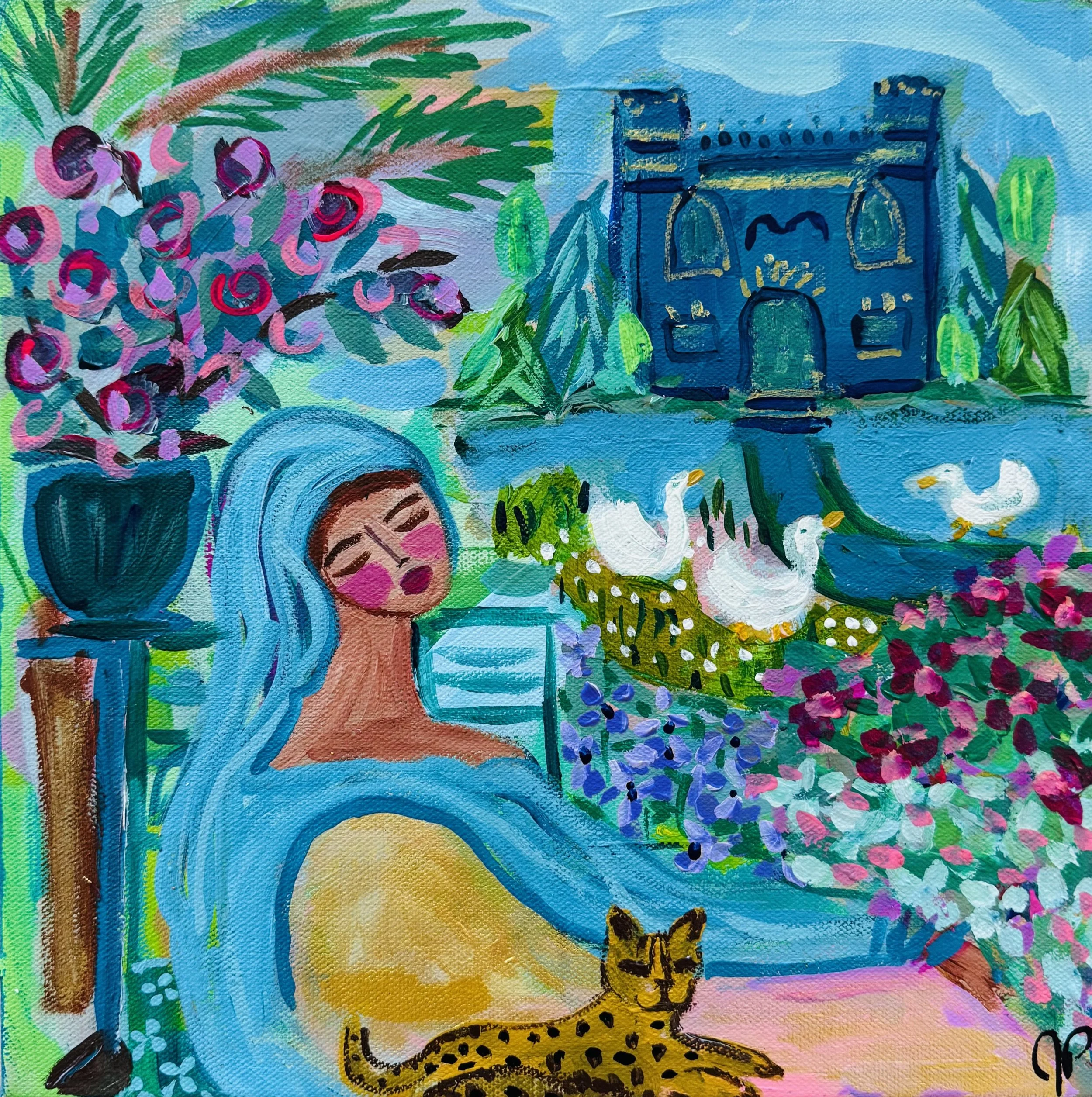 Duck Farm With Kitty
