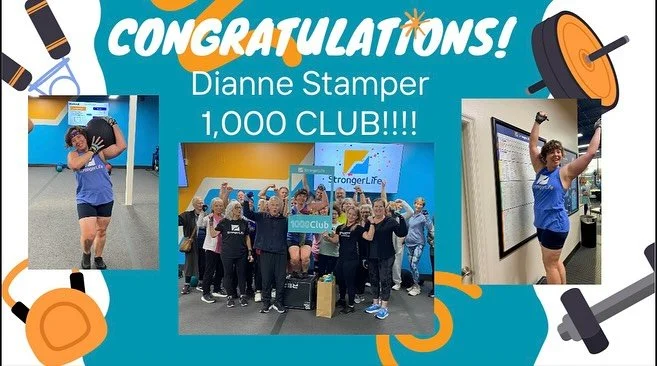 Cheers to 1,000 Classes!! 🥳💪🏼

When Dianne began her journey at StrongerLife in November 2020, she was simply looking to get stronger and feel better. What happened next changed her life&mdash;in the gym and far beyond it.

Less than 5 years later
