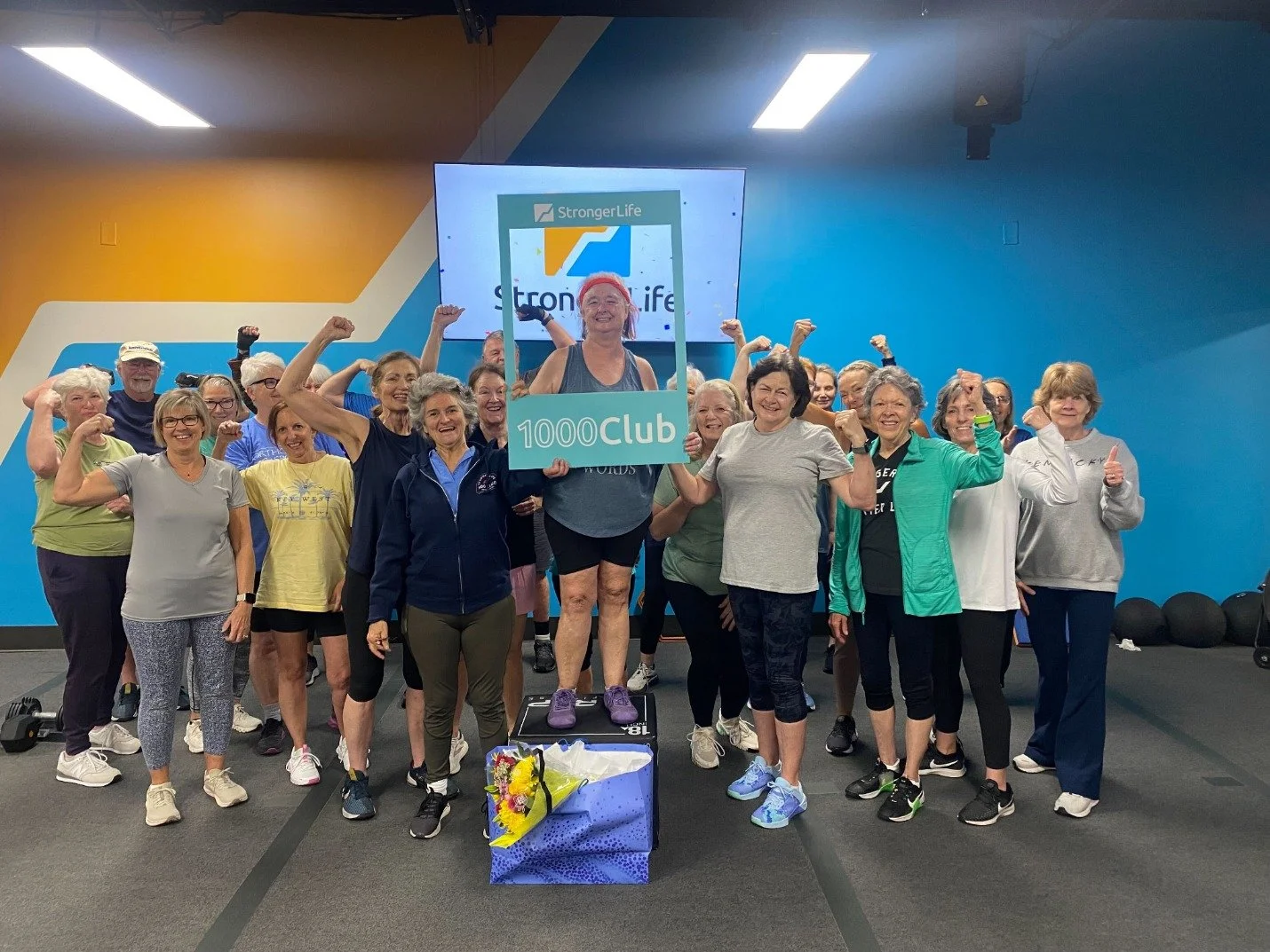 Welcome to the 1000 Club, Kim!

Congratulations are in order because Kim recently celebrated an incredible milestone working her way, one workout at a time, into the 1000 Club!! 💪🎉

She recently shared a reflection that beautifully captures what St