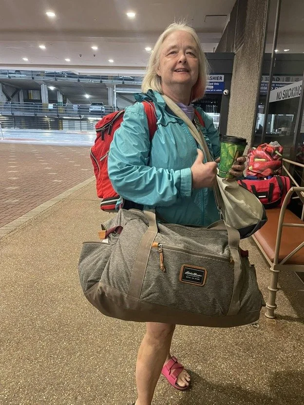 Kim recently shared a fun takeaway from a recent 3&frac12;-week road trip.

As she shared:

&ldquo;Rocking the core strength gained from 1000 workouts to pack all my gear from a 3&frac12;-week road trip with hands free for coffee 😊&rdquo;

It&rsquo;