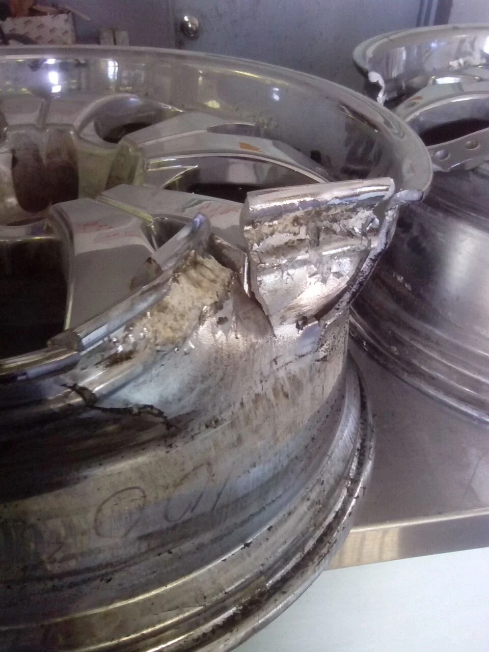 damaged rim