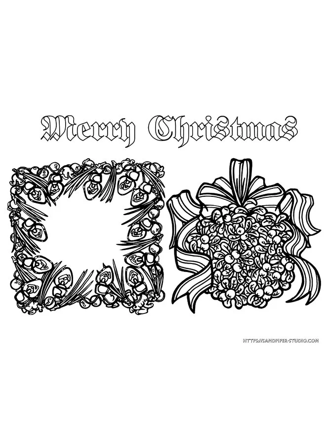 Christmas Colouring Set #1