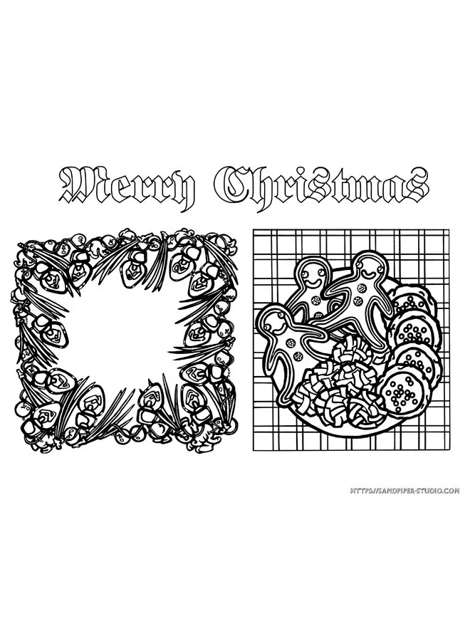 Christmas Colouring Set #3