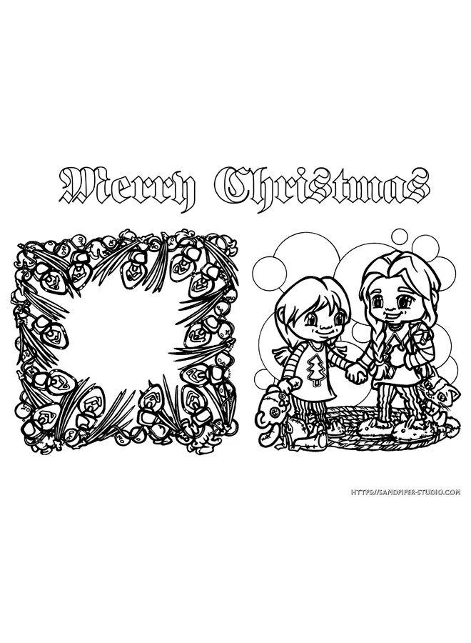 Christmas Colouring Set #4