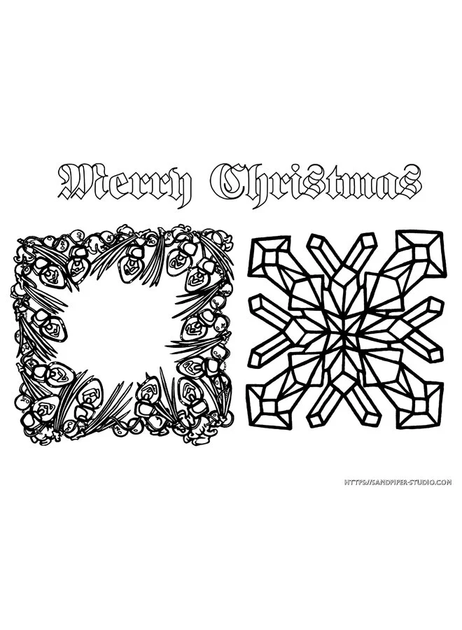 Christmas Colouring Set #5