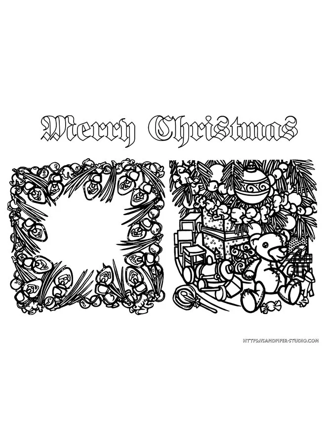 Christmas Colouring Set #8