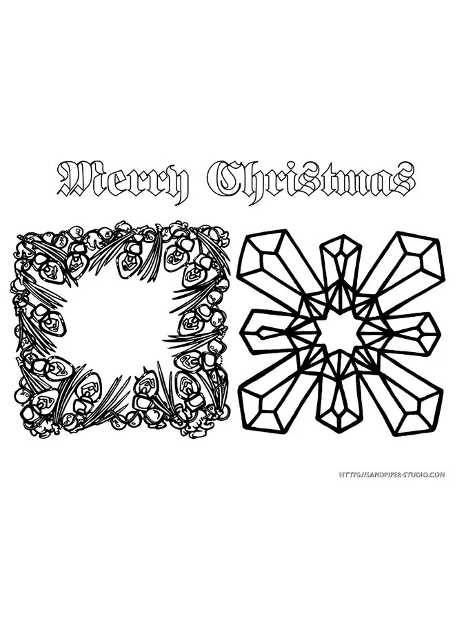 Christmas Colouring Set #11
