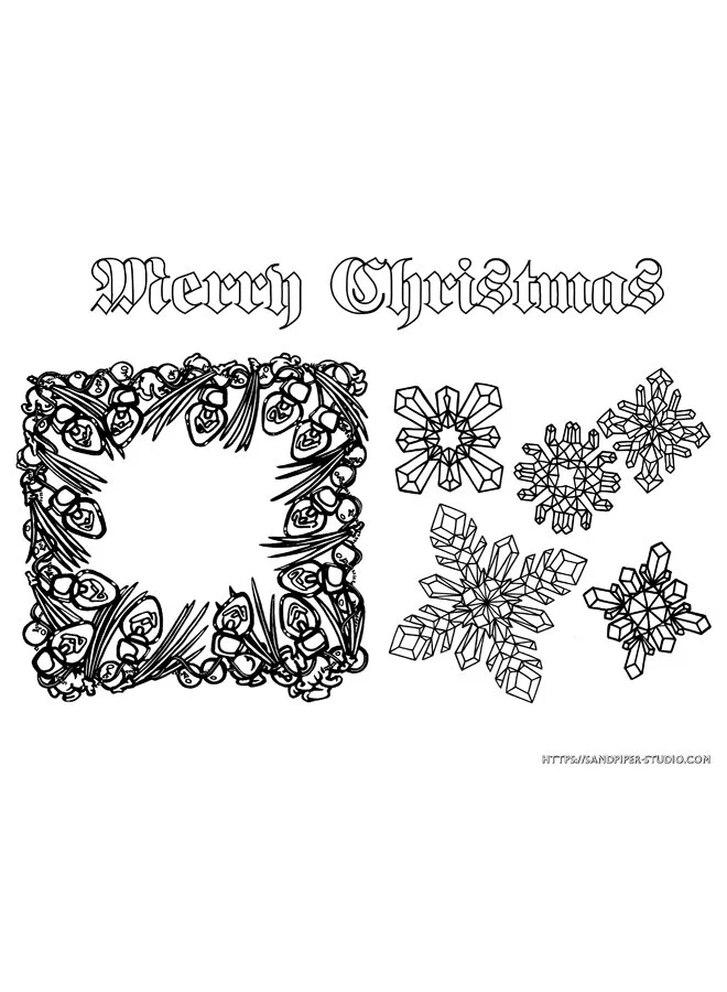 Christmas Colouring Set #13