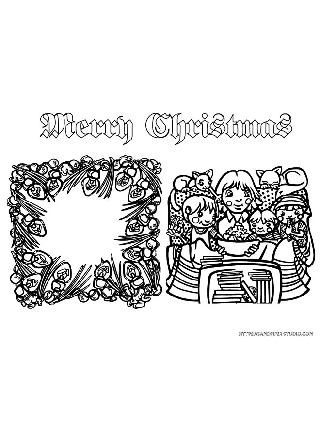 Christmas Colouring Set #14