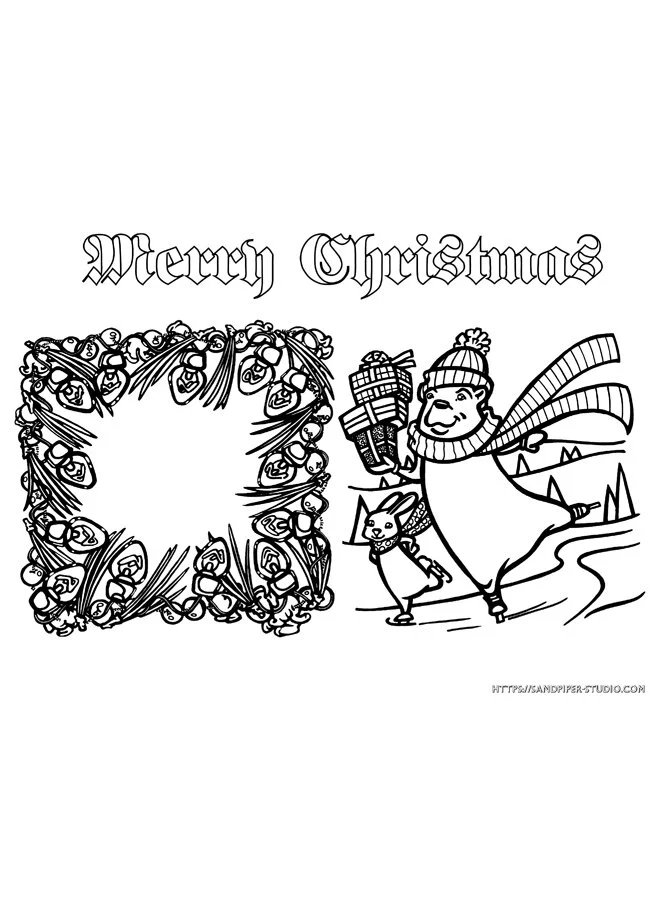 Christmas Colouring Set #16