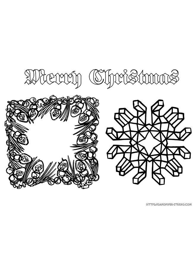 Christmas Colouring Set #17