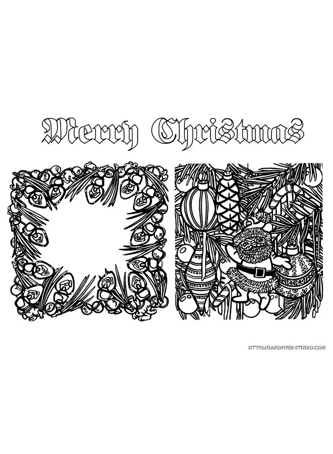 Christmas Colouring Set #18