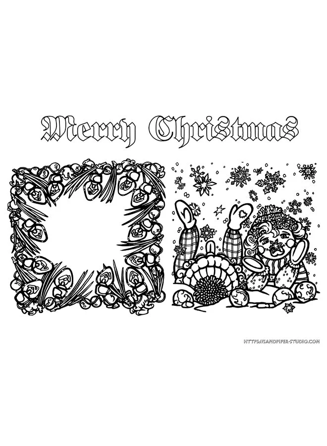 Christmas Colouring Set #21