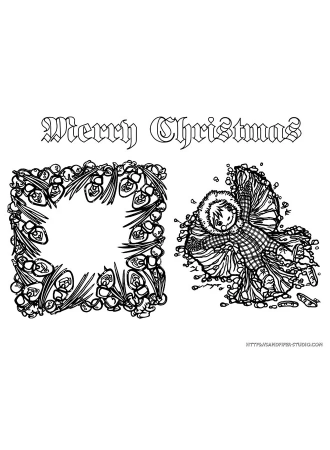 Christmas Colouring #23