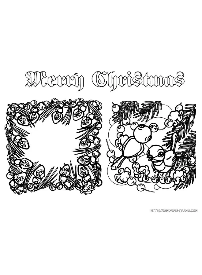 Christmas Colouring Set #24